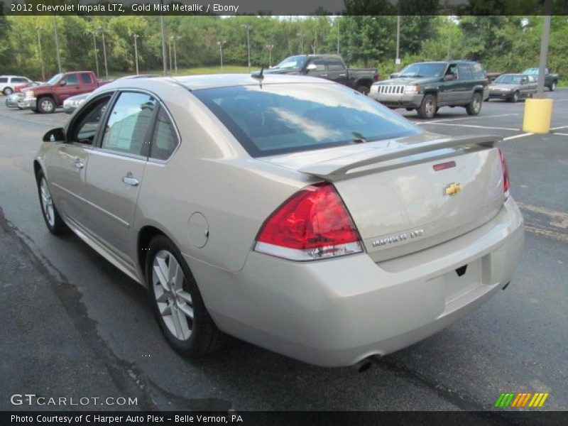 Gold Mist Metallic / Ebony 2012 Chevrolet Impala LTZ