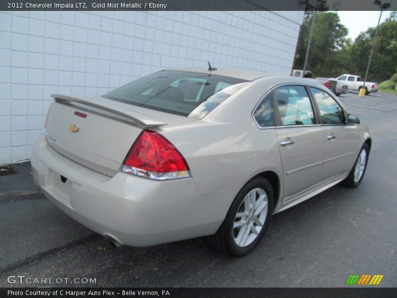 Gold Mist Metallic / Ebony 2012 Chevrolet Impala LTZ