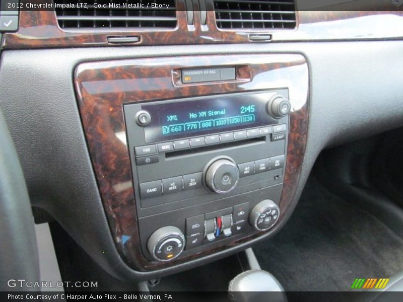 Gold Mist Metallic / Ebony 2012 Chevrolet Impala LTZ