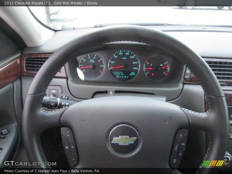 Gold Mist Metallic / Ebony 2012 Chevrolet Impala LTZ