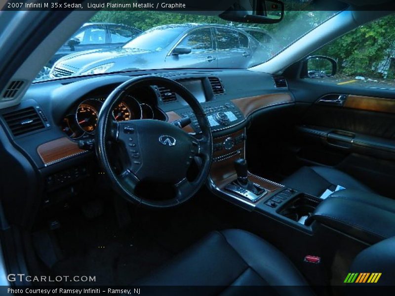Liquid Platinum Metallic / Graphite 2007 Infiniti M 35x Sedan