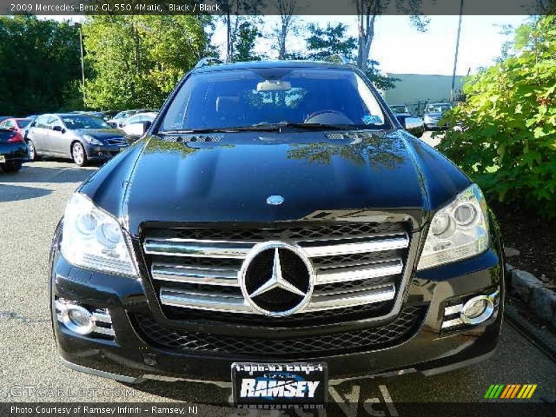 Black / Black 2009 Mercedes-Benz GL 550 4Matic