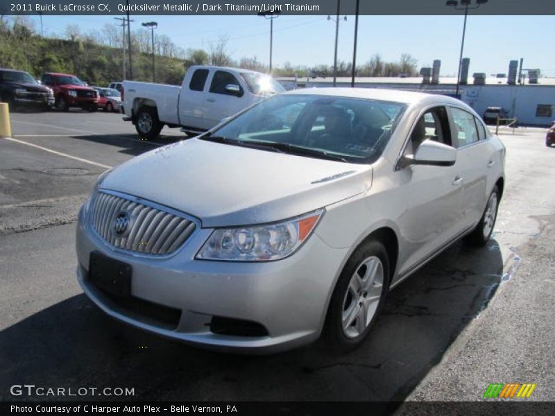 Quicksilver Metallic / Dark Titanium/Light Titanium 2011 Buick LaCrosse CX
