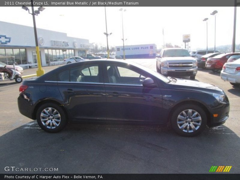 Imperial Blue Metallic / Jet Black/Medium Titanium 2011 Chevrolet Cruze LS
