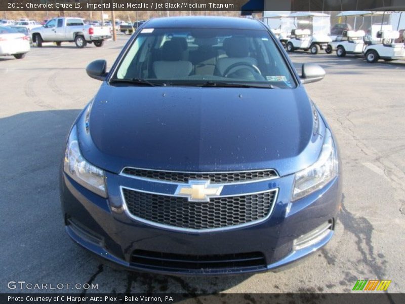 Imperial Blue Metallic / Jet Black/Medium Titanium 2011 Chevrolet Cruze LS