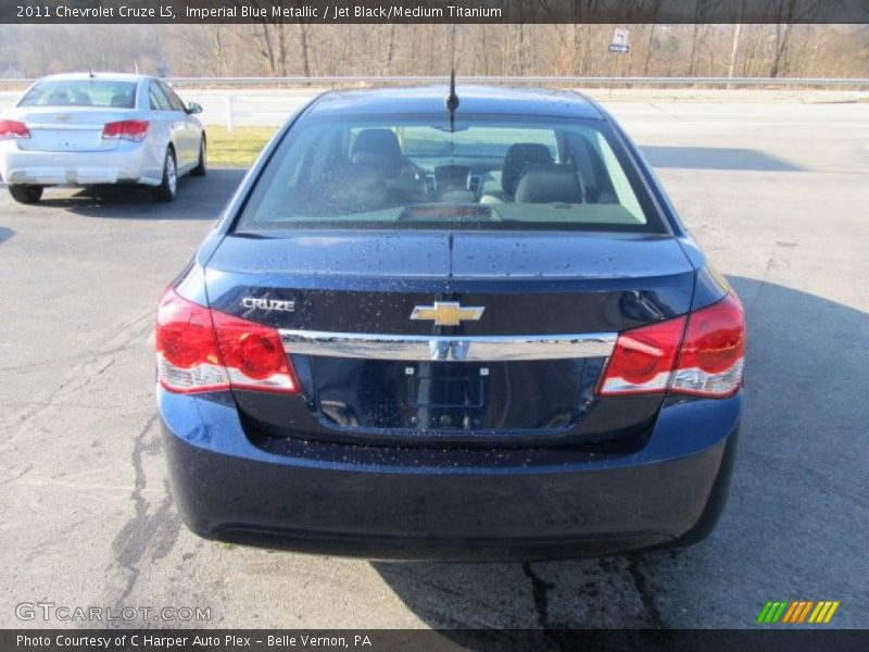 Imperial Blue Metallic / Jet Black/Medium Titanium 2011 Chevrolet Cruze LS