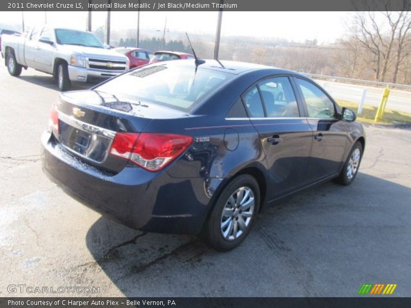 Imperial Blue Metallic / Jet Black/Medium Titanium 2011 Chevrolet Cruze LS