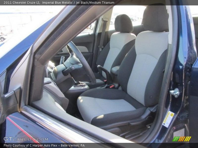 Imperial Blue Metallic / Jet Black/Medium Titanium 2011 Chevrolet Cruze LS