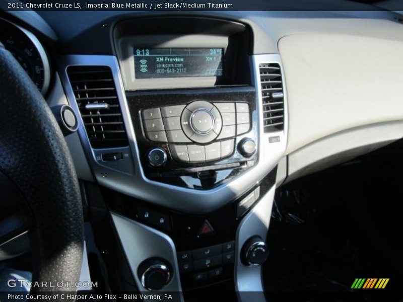 Imperial Blue Metallic / Jet Black/Medium Titanium 2011 Chevrolet Cruze LS