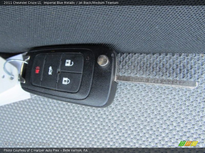 Imperial Blue Metallic / Jet Black/Medium Titanium 2011 Chevrolet Cruze LS