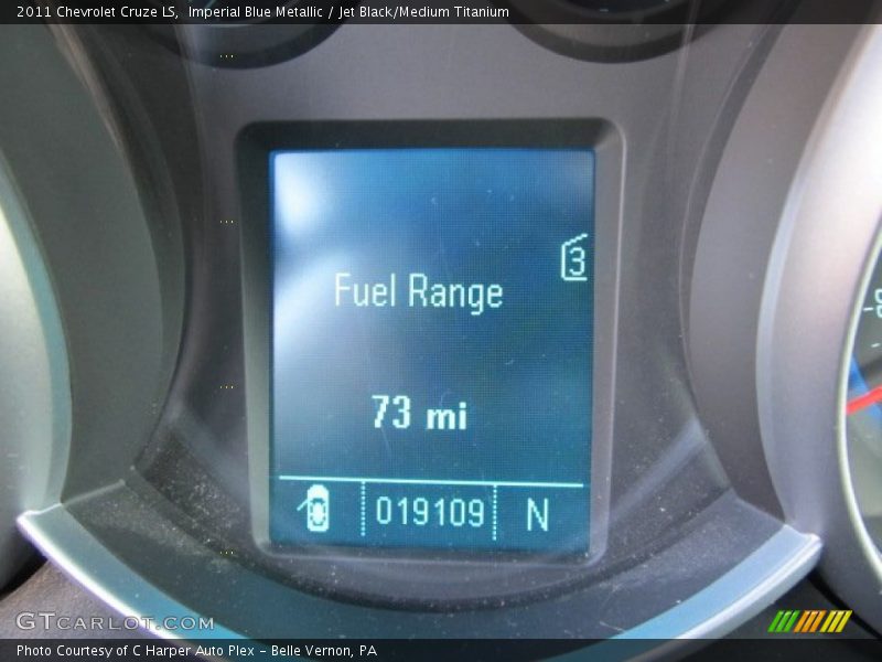 Imperial Blue Metallic / Jet Black/Medium Titanium 2011 Chevrolet Cruze LS