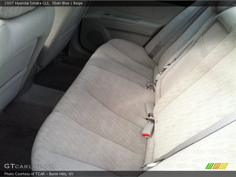 Silver Blue / Beige 2007 Hyundai Sonata GLS