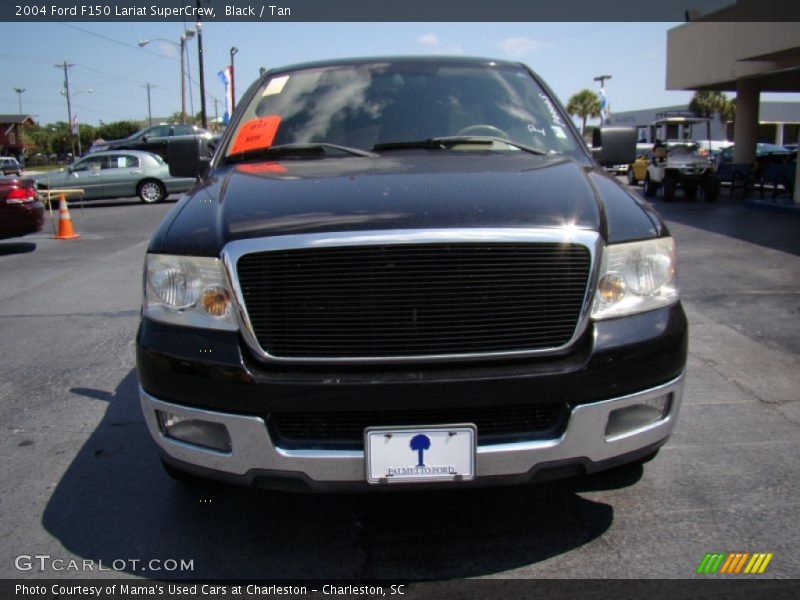 Black / Tan 2004 Ford F150 Lariat SuperCrew