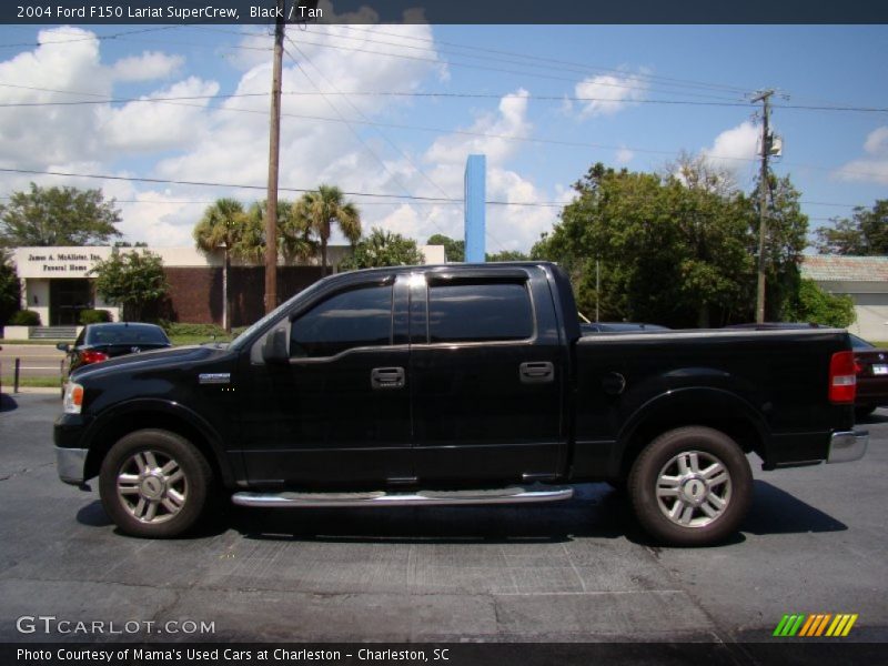 Black / Tan 2004 Ford F150 Lariat SuperCrew