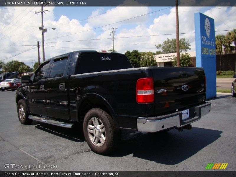 Black / Tan 2004 Ford F150 Lariat SuperCrew