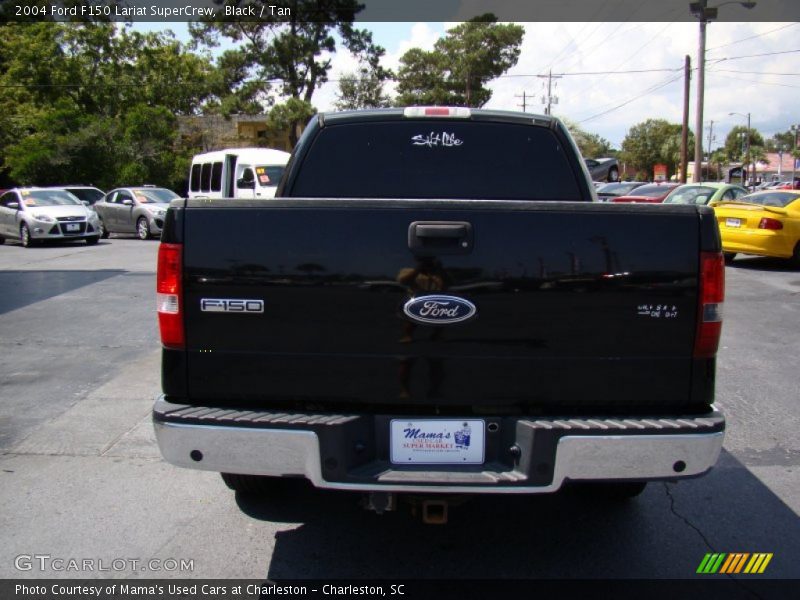 Black / Tan 2004 Ford F150 Lariat SuperCrew
