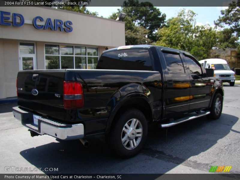 Black / Tan 2004 Ford F150 Lariat SuperCrew