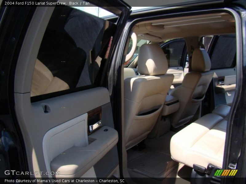 Black / Tan 2004 Ford F150 Lariat SuperCrew