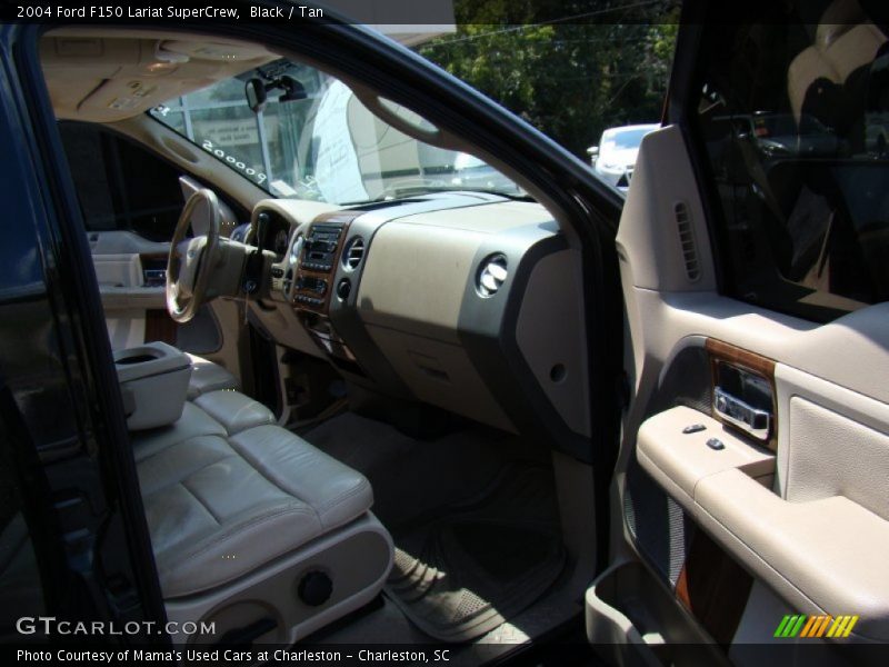 Black / Tan 2004 Ford F150 Lariat SuperCrew