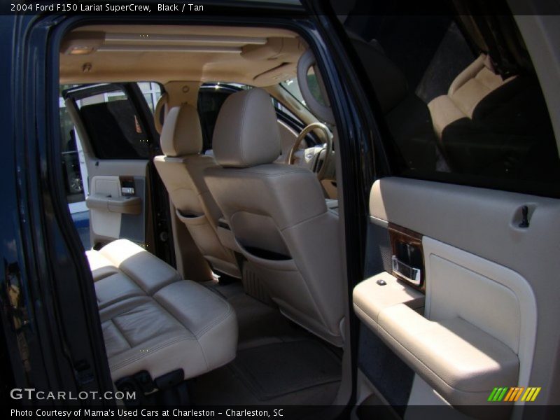 Black / Tan 2004 Ford F150 Lariat SuperCrew