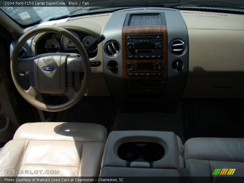 Black / Tan 2004 Ford F150 Lariat SuperCrew