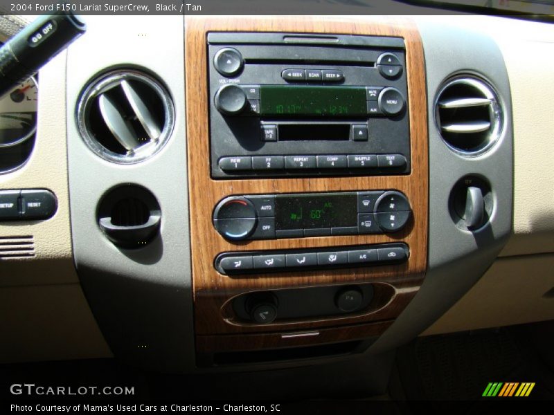 Black / Tan 2004 Ford F150 Lariat SuperCrew