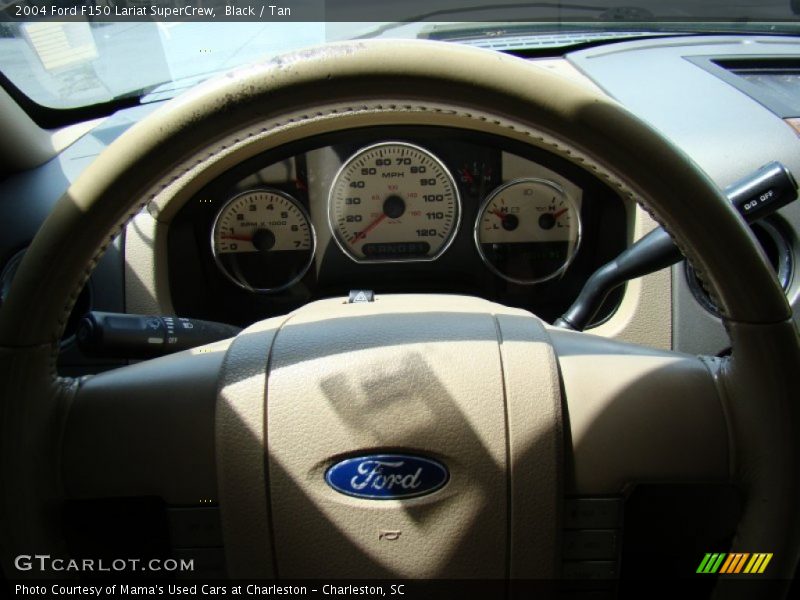 Black / Tan 2004 Ford F150 Lariat SuperCrew