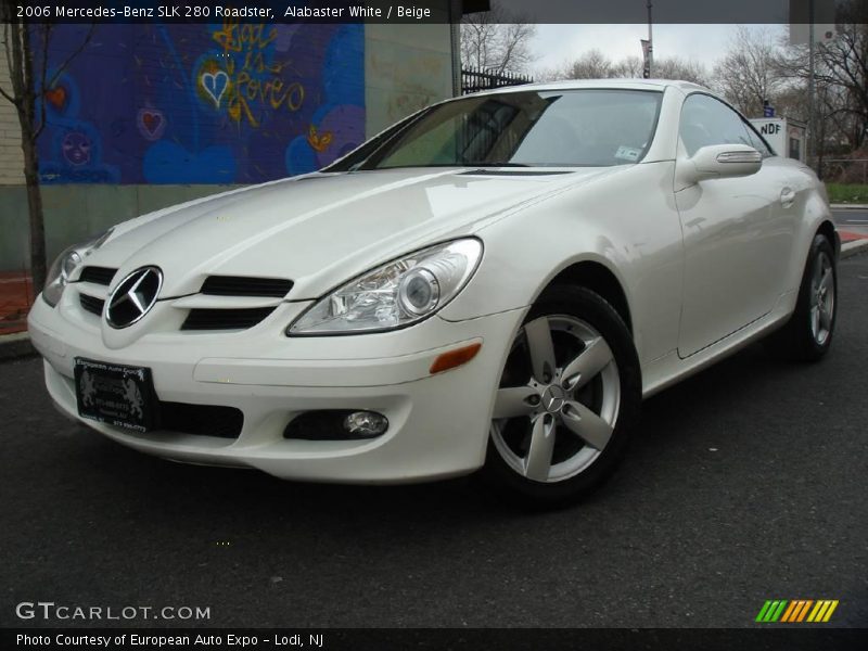 Alabaster White / Beige 2006 Mercedes-Benz SLK 280 Roadster