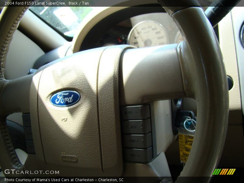 Black / Tan 2004 Ford F150 Lariat SuperCrew