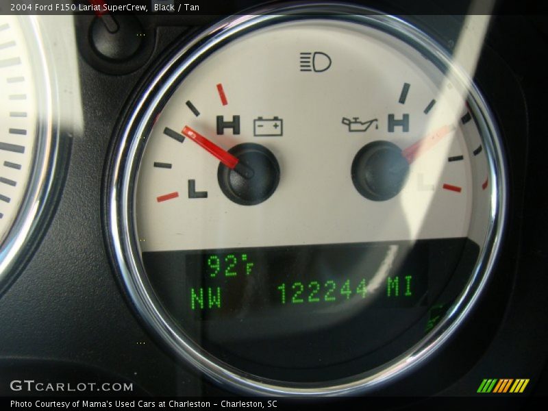 Black / Tan 2004 Ford F150 Lariat SuperCrew