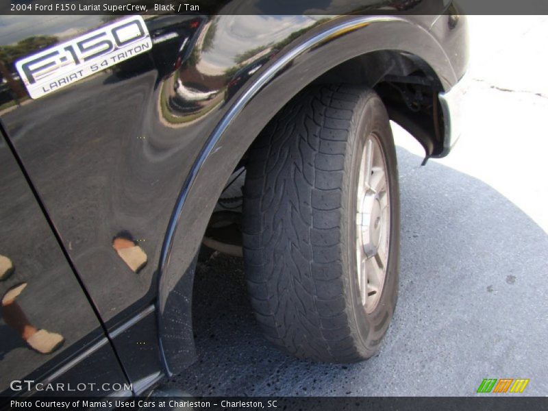 Black / Tan 2004 Ford F150 Lariat SuperCrew