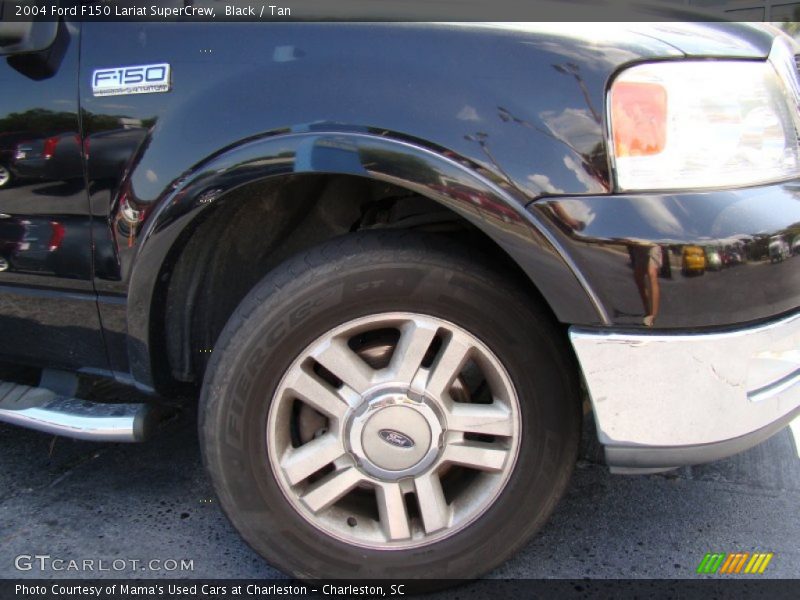 Black / Tan 2004 Ford F150 Lariat SuperCrew