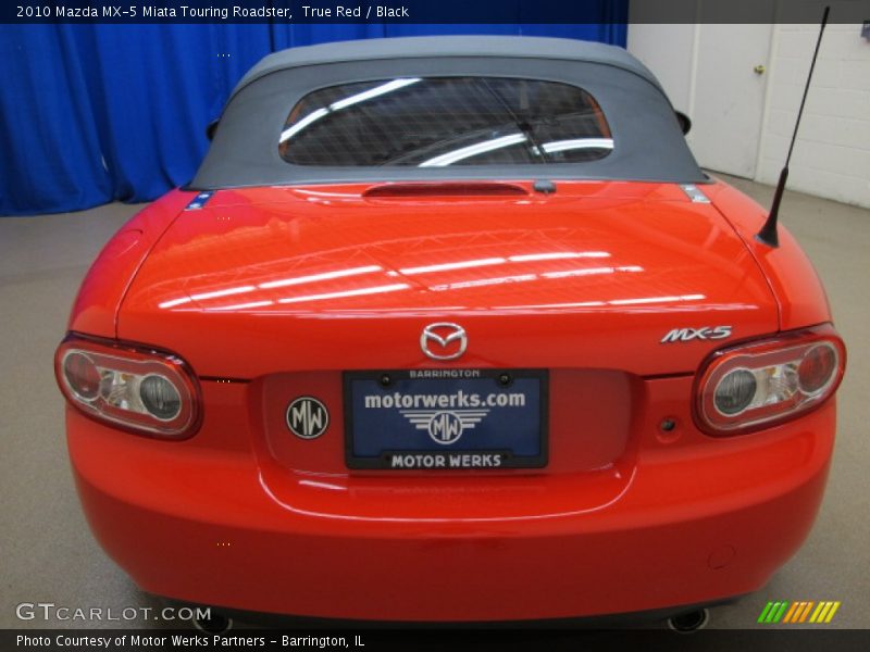 True Red / Black 2010 Mazda MX-5 Miata Touring Roadster