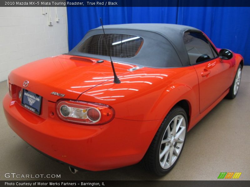 True Red / Black 2010 Mazda MX-5 Miata Touring Roadster