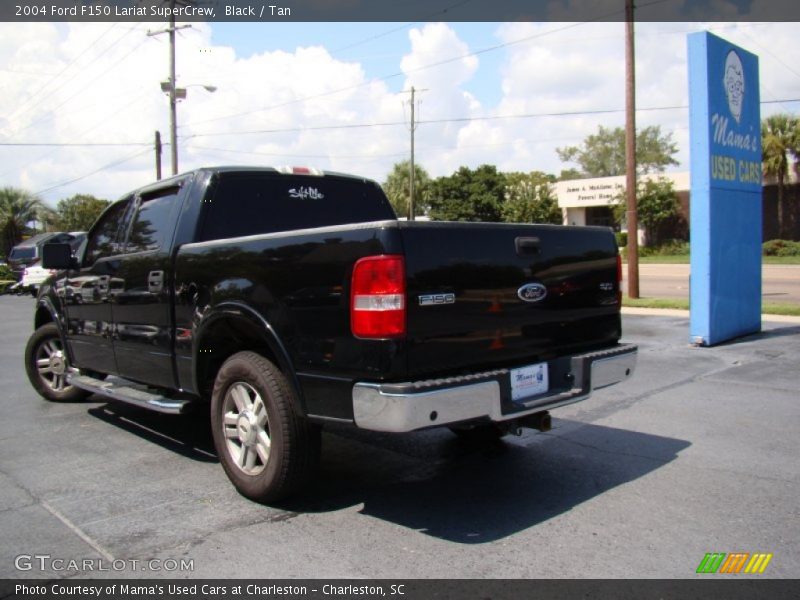 Black / Tan 2004 Ford F150 Lariat SuperCrew