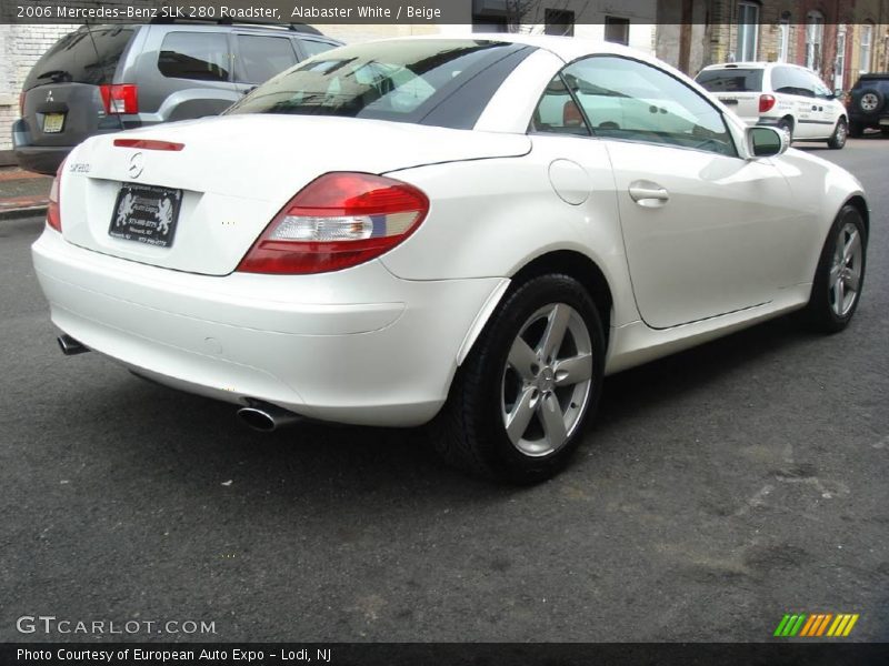 Alabaster White / Beige 2006 Mercedes-Benz SLK 280 Roadster