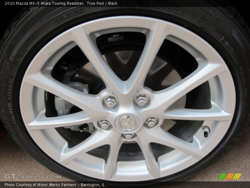 True Red / Black 2010 Mazda MX-5 Miata Touring Roadster