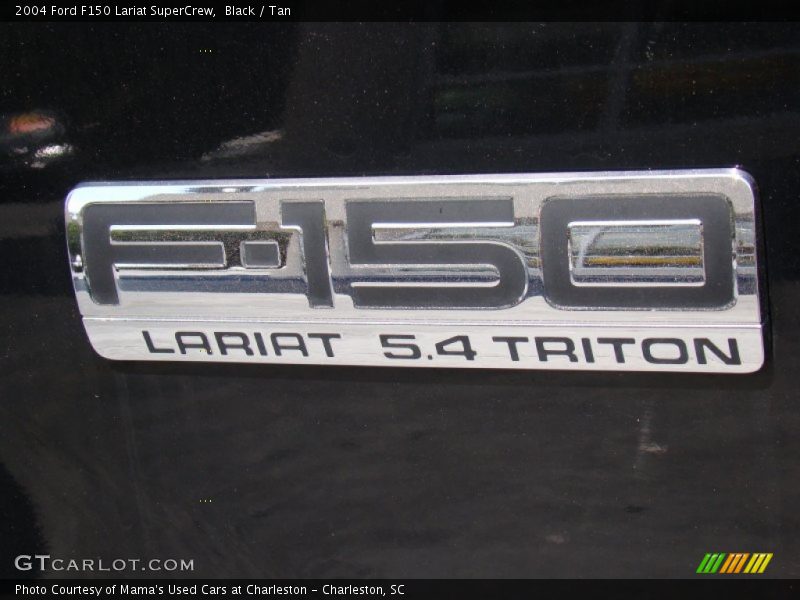 Black / Tan 2004 Ford F150 Lariat SuperCrew