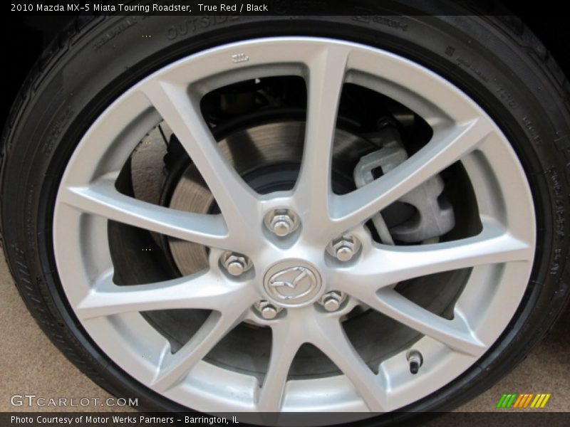 True Red / Black 2010 Mazda MX-5 Miata Touring Roadster