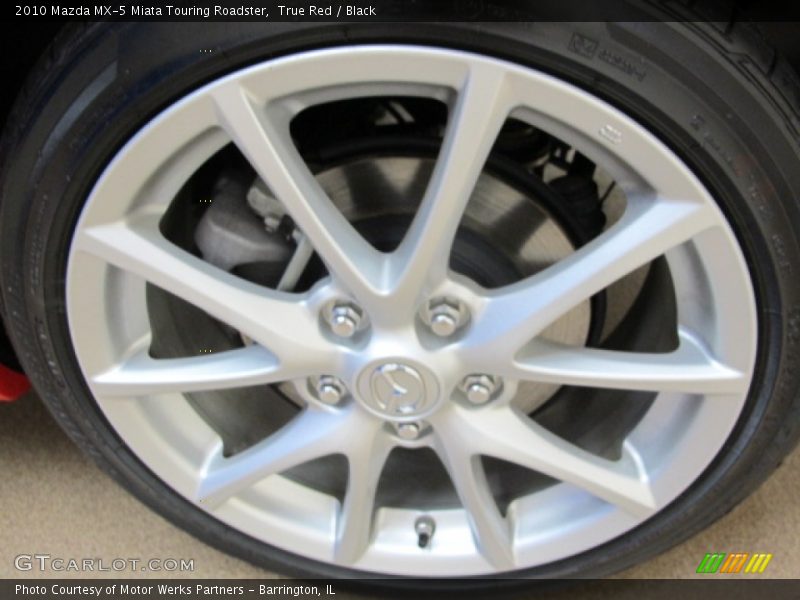 True Red / Black 2010 Mazda MX-5 Miata Touring Roadster