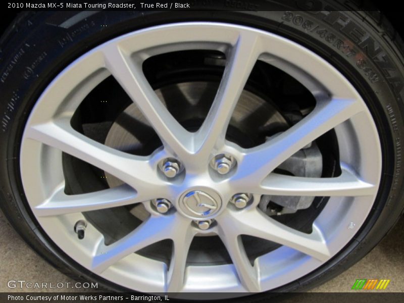 True Red / Black 2010 Mazda MX-5 Miata Touring Roadster