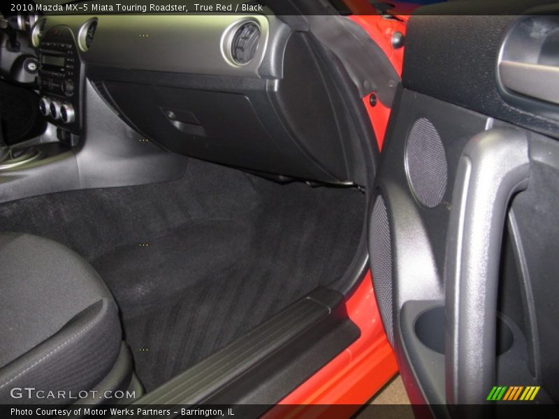 True Red / Black 2010 Mazda MX-5 Miata Touring Roadster