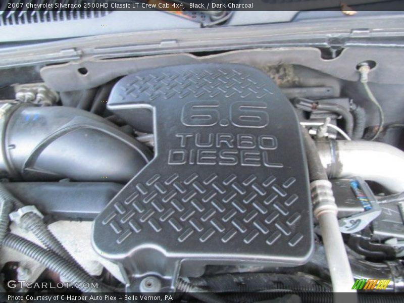 Black / Dark Charcoal 2007 Chevrolet Silverado 2500HD Classic LT Crew Cab 4x4