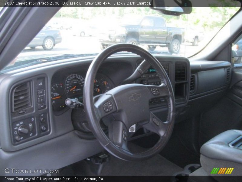 Black / Dark Charcoal 2007 Chevrolet Silverado 2500HD Classic LT Crew Cab 4x4
