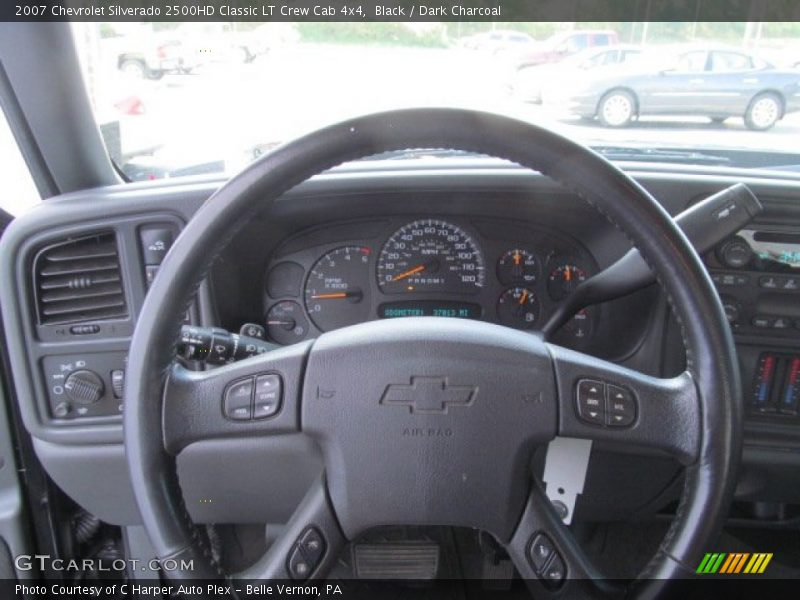 Black / Dark Charcoal 2007 Chevrolet Silverado 2500HD Classic LT Crew Cab 4x4
