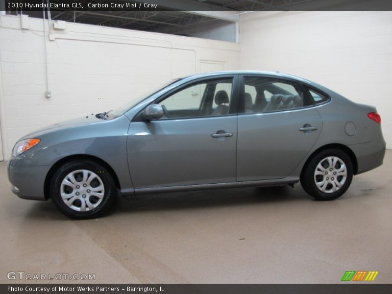 Carbon Gray Mist / Gray 2010 Hyundai Elantra GLS