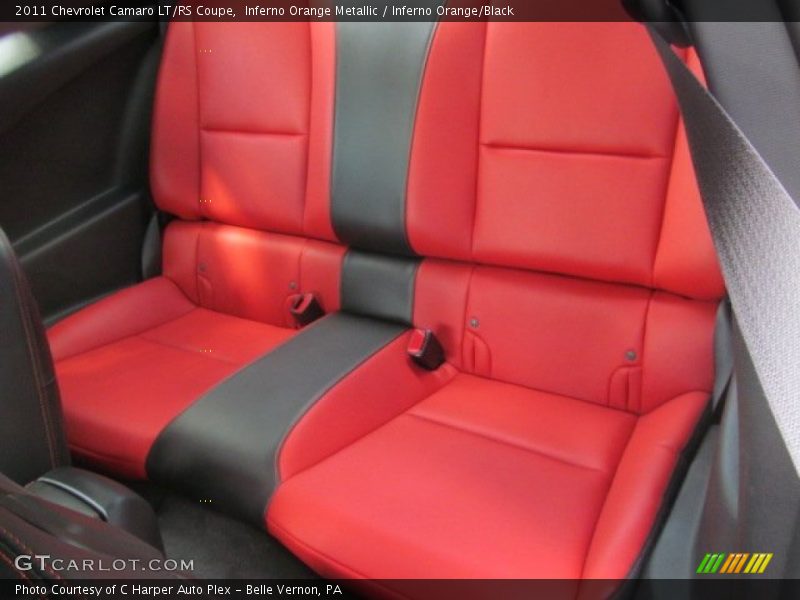 Inferno Orange Metallic / Inferno Orange/Black 2011 Chevrolet Camaro LT/RS Coupe