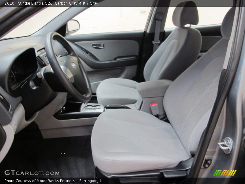 Carbon Gray Mist / Gray 2010 Hyundai Elantra GLS
