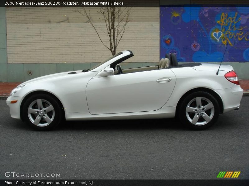 Alabaster White / Beige 2006 Mercedes-Benz SLK 280 Roadster