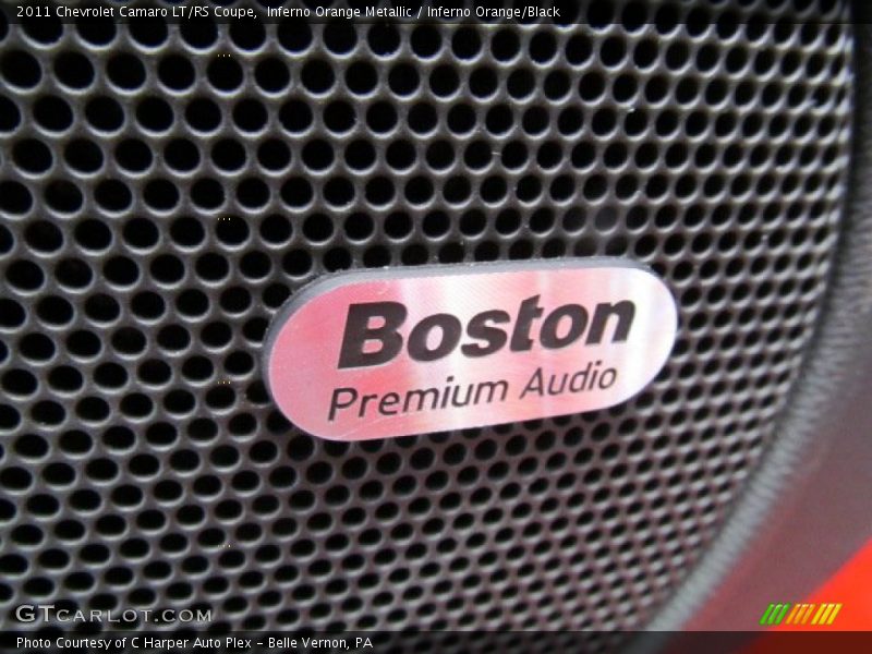 Inferno Orange Metallic / Inferno Orange/Black 2011 Chevrolet Camaro LT/RS Coupe
